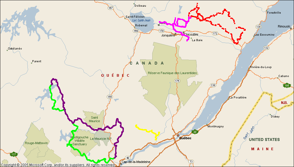 Various Rides in Quebec, 2009-10
