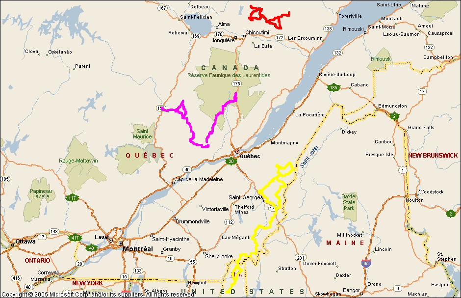 Various Rides in Quebec, 2010-11